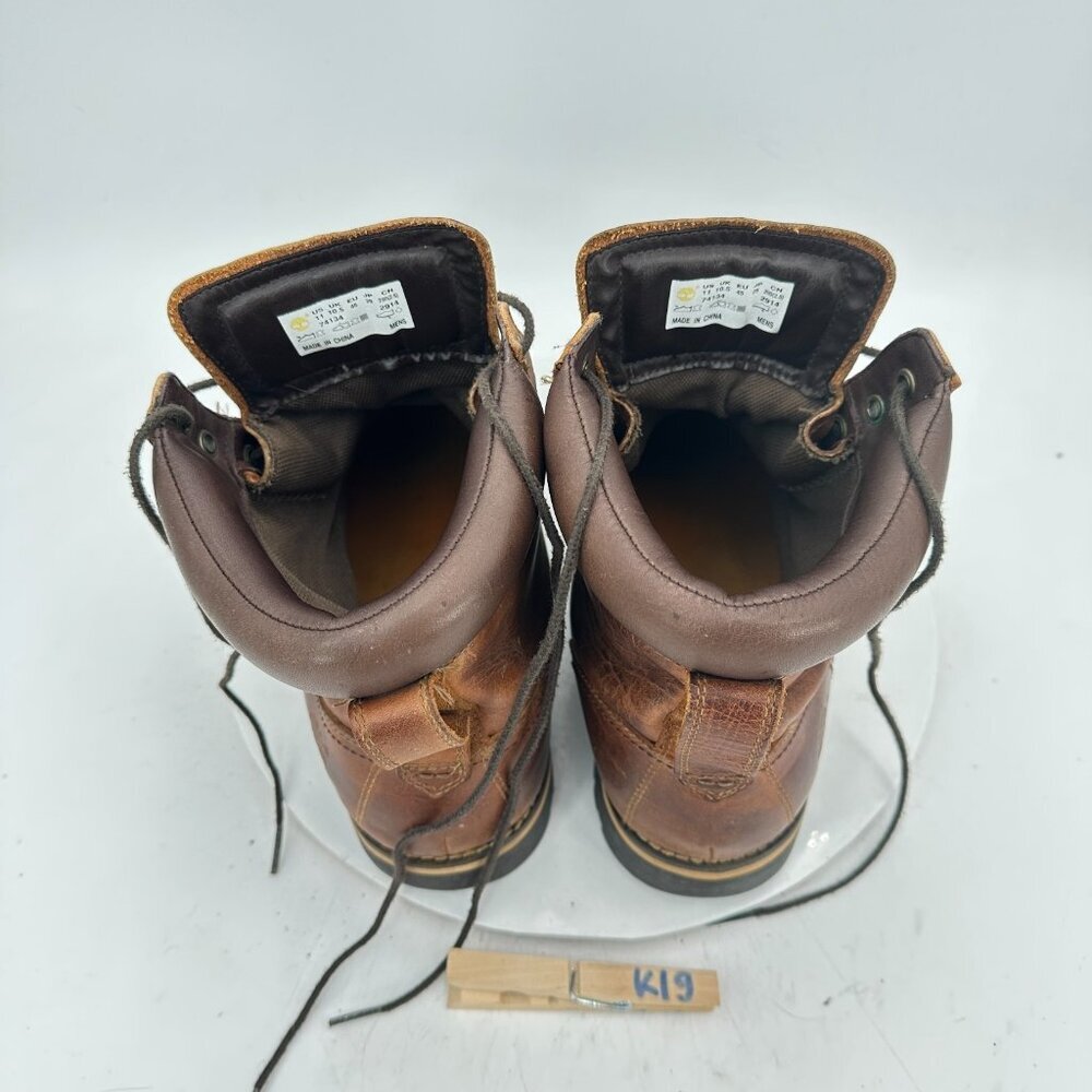 Timberland Rugged 6-Inch Men Size 11 74134 Brown Grain Leather Waterproof Boot - Picture 9 of 13